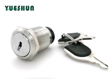 Cina IP67 Dinilai Anti Vandal Push Button, 2 Posisi Key Rotary Switch 19mm Distributor