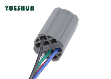 Cina Illuminated Push Button Beralih Socket Plug Flame Retardant 5 Pin 30cm Kawat Pigtail Distributor