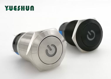 Cina Tipe Daya 19mm Latching Switch Illuminated 1-10 mm Tebal Panel Pemasangan pabrik