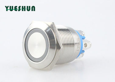 Cina Reset Sendiri LED Logam Push Button Beralih 304/316 Shell Stainless Steel Distributor