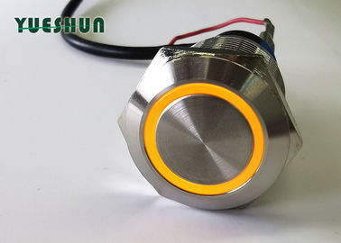 Cina Mini LED Light Push Button Beralih 19mm Menempel Moistureproof Sesaat Distributor